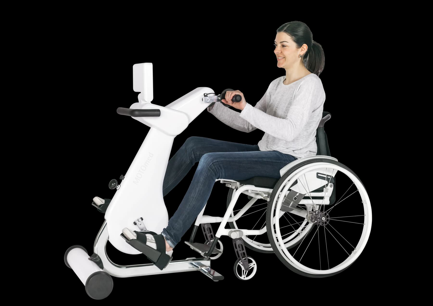 MOTOmed loop utilizat din scaun rulant